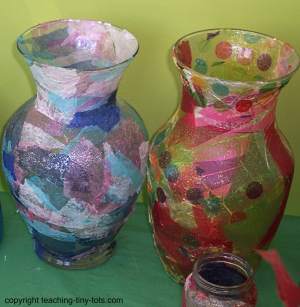 decoupage vase Decoupage Vase