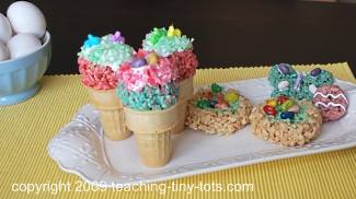 Easter Rice Krispies Treats Easter Rice Krispie Treats