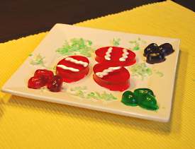 jello eggs using cookie cutters jello eggs using cookie cutters