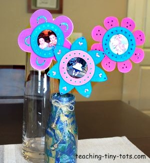 toddler activities foam flower