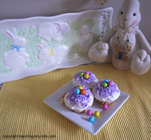 mini Easter basket cupcakes mini Easter basket cupcakes