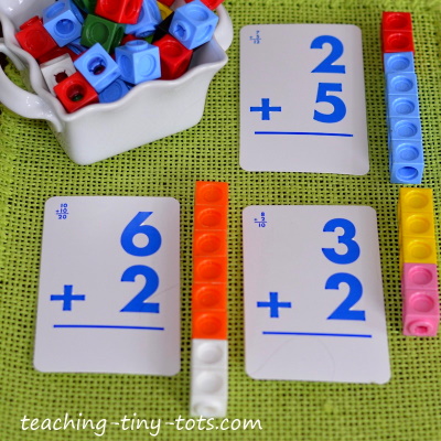 Snap Cubes to Reinforce Counting, Patterns, Addition and Subtraction