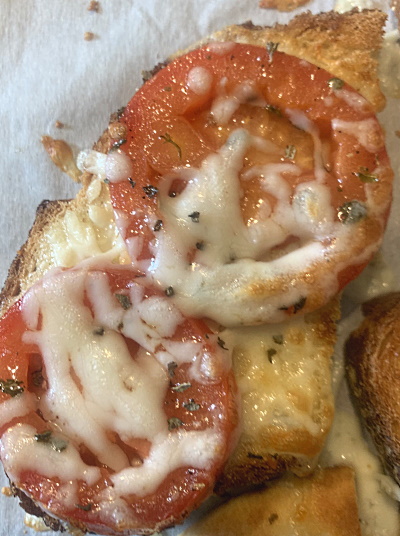 Bruschetta Toast with Roma Tomatoes