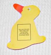 easter bunny-duck poem