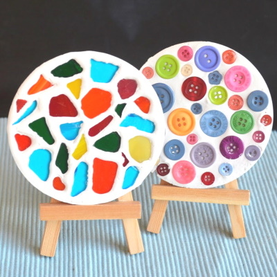 Make these cute coasters.