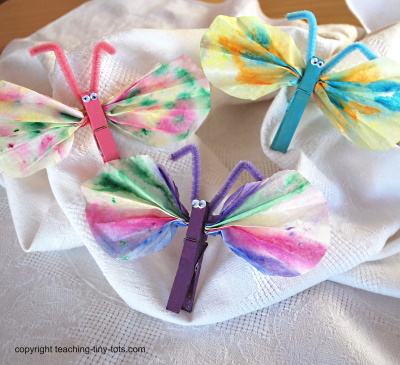 Coffee Filter Butterflies