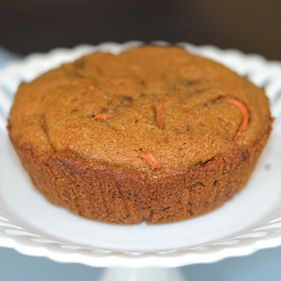 Baking a carrot cake for your doggo.