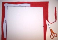 Making a Easter Bunny Wall Hanging.