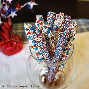 Fourth of July Festive Pretzels