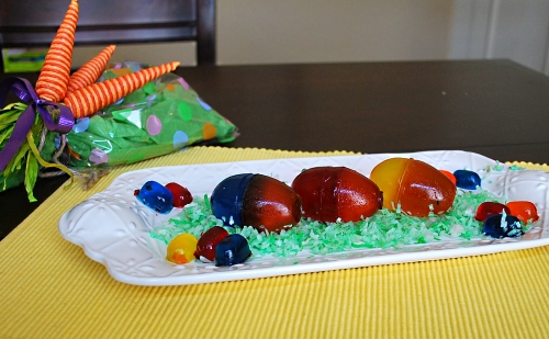 Colorful Jello Eggs for Easter