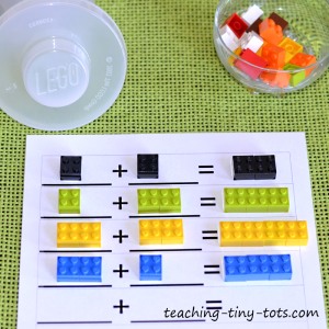 Lego Addition Free Printable