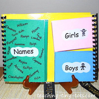 Make a name book for your class.