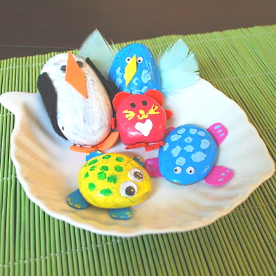 Make Your Own Pet Rocks #KidsCrafts