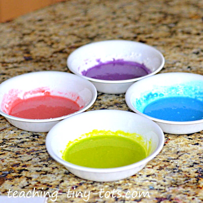 Edible Puffy Paint Recipe