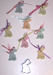 Easter Rabbits made with Salt Dough