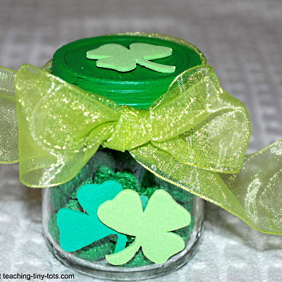 Shamrock Guessing Jar or Gift