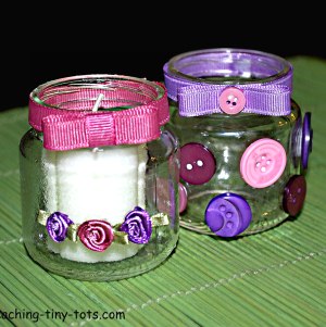 Baby Jar Votive Candle