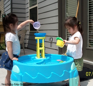 water table hands on learning