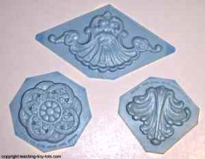 Wilton Molds to make Easter Salt Dough ornaments