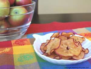 Making apple chips