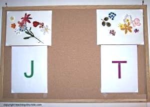 Showcase your child's work on a bulletin board.