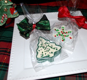 Chocolate Filled Christmas Cookie Cutters