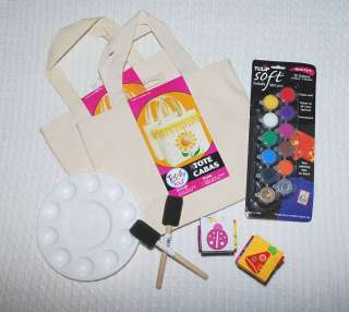 Decorate a tote bag party idea