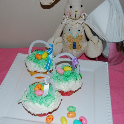 Easter Basket Cupcakes