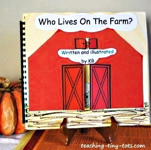 Make this cute farm book.