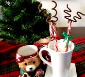 Candy Cane Reindeer Craft