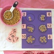 counting with Cheerios