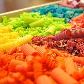 colored pasta