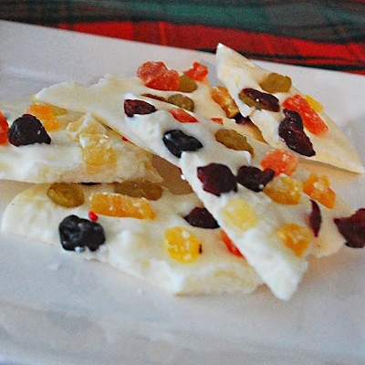 White Chocolate Fruit Bark