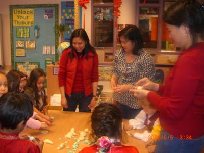 Making Dumplings with HomemadePlaydough