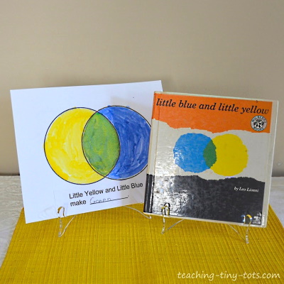 Little Blue and Little Yellow Book activity.