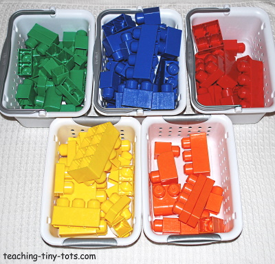 Sorting Mega Bloks