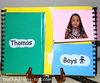 Make a name book for your class.