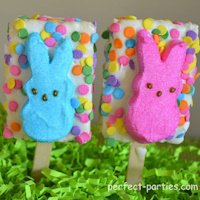 Rice Krispie Treats with Peeps