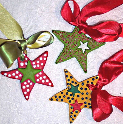 Make Salt Dough Star Ornaments