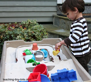 sand table learning activities