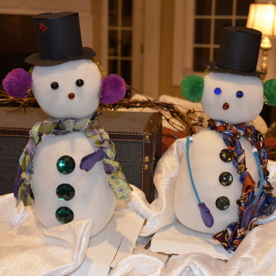 Snowman classroom craft.