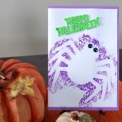 Hand Painted Halloween Card