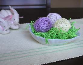 Easter Eggs made with string